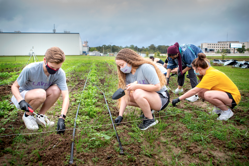 Ag Students Planting Crops