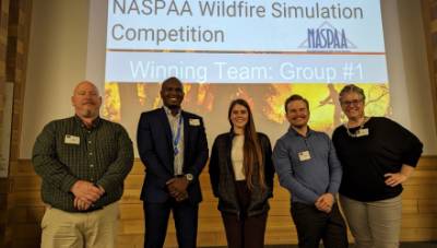 NASPAA Wildfire Simulation team