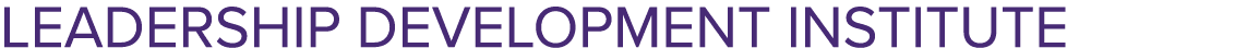 leadership development INSTITUTE