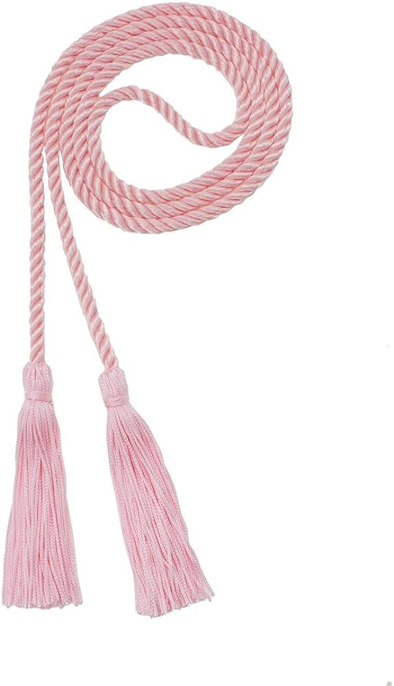 Pink braided cord