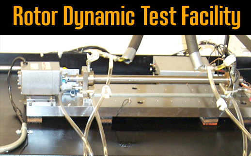 Reads: Rotor dynamic test facility