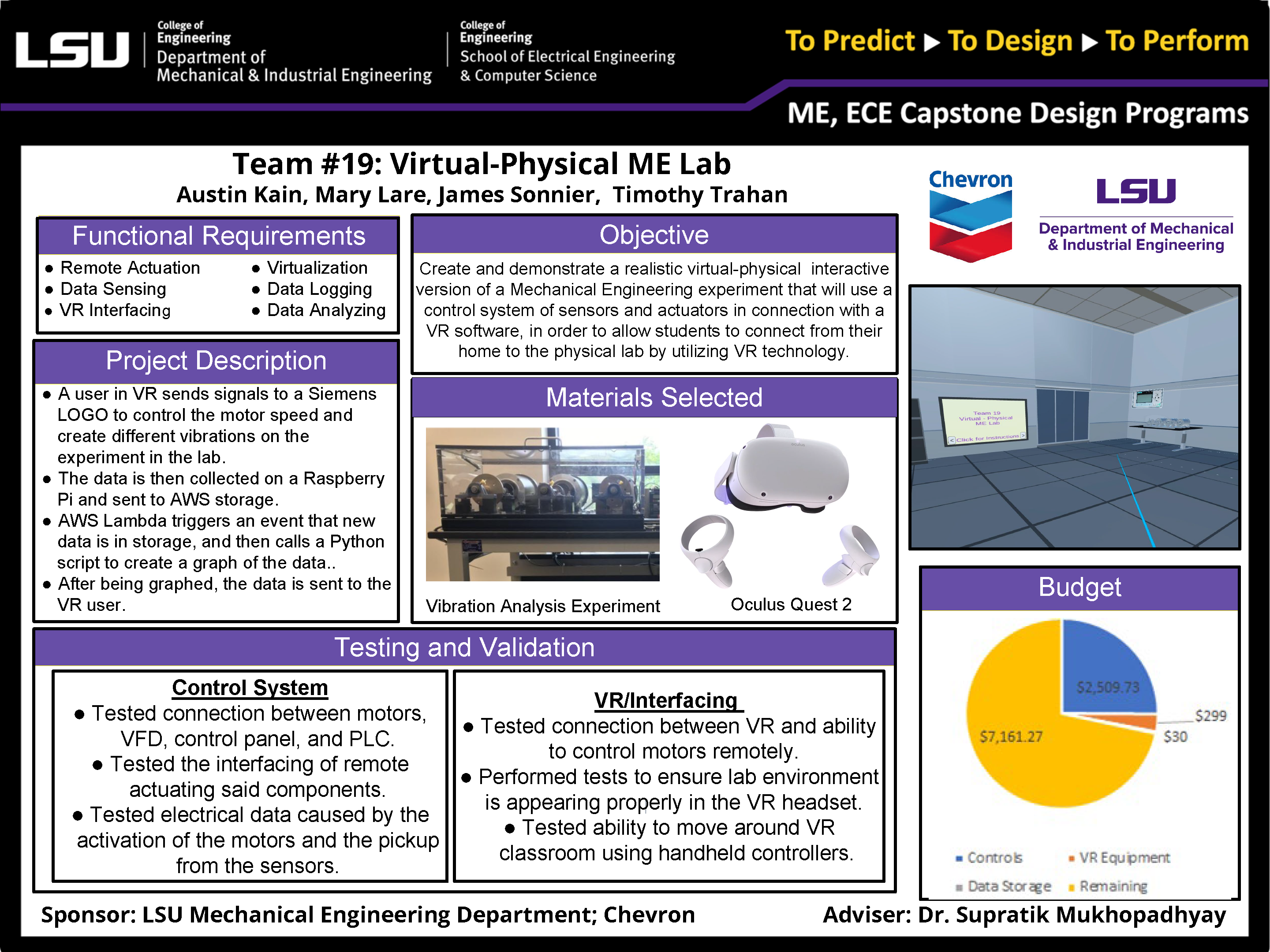 Project 19: Virtual-Physical ME Lab (2021)