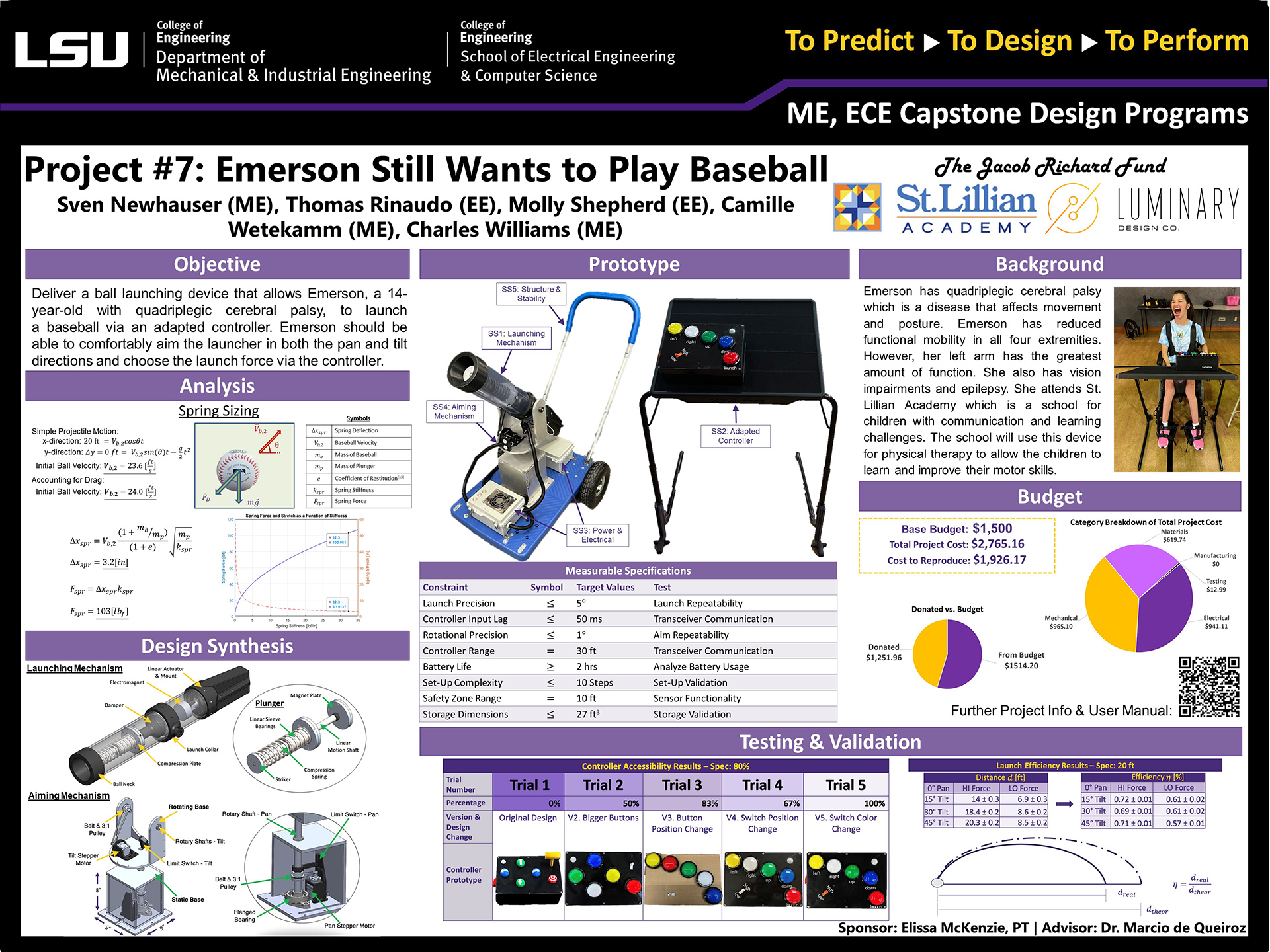 Project 7: Emerson still wants to play baseball (2022)