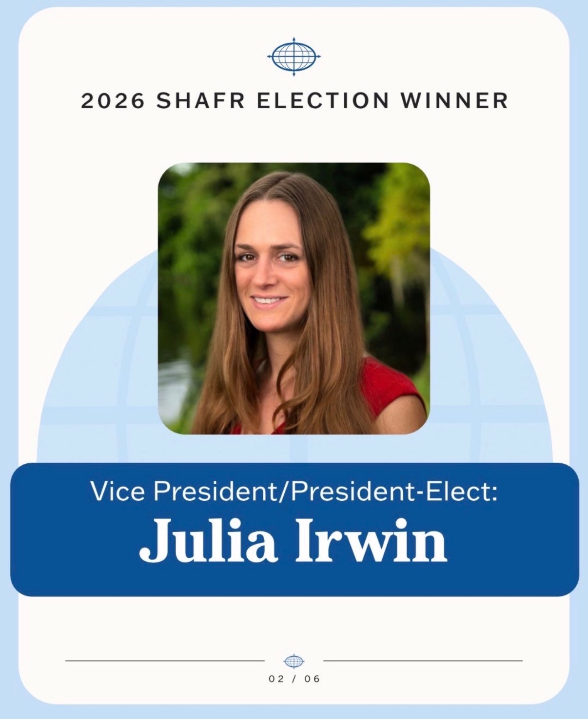 Julia Irwin announcement