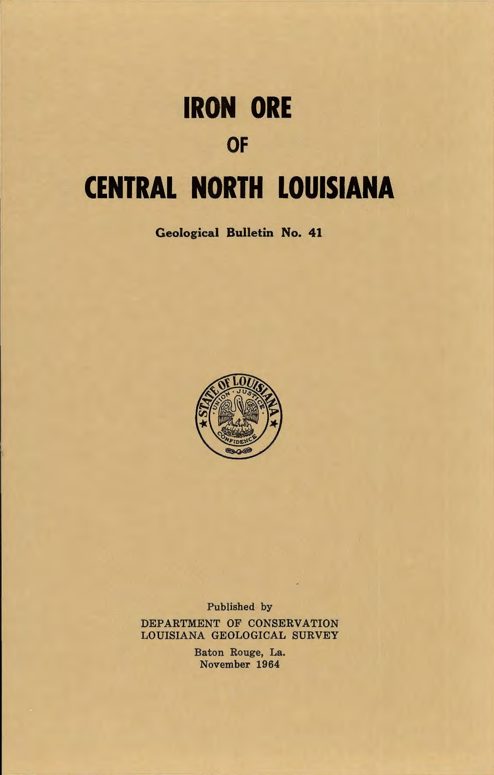 Iron Ore of Central North Louisiana Iron Ore of Central North Louisiana