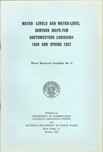 Water Level analysis SW La 1956-57