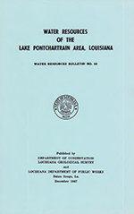 Water resources Lake Pontchartrain La, 1967