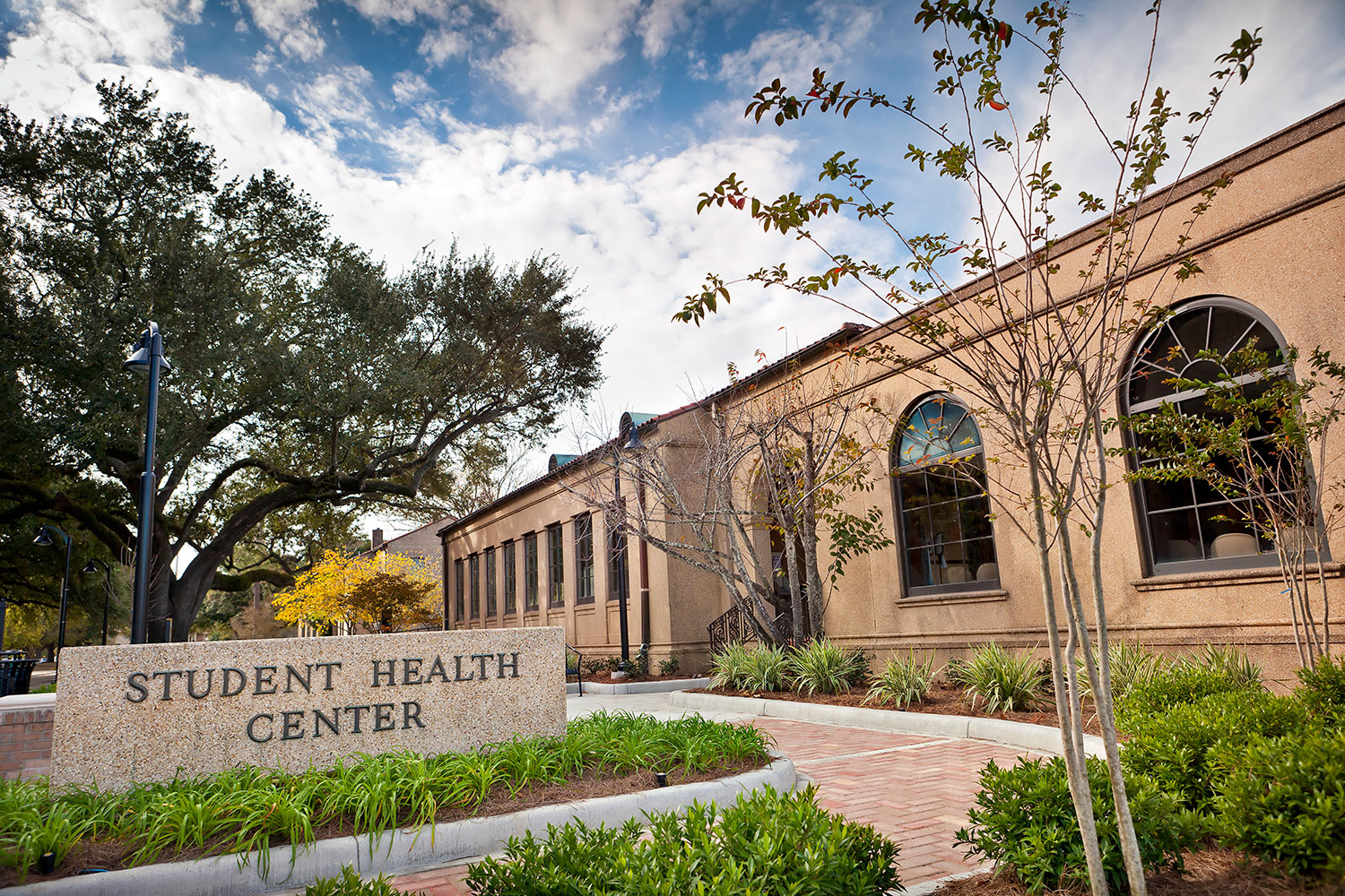 photo of the Student Health Center building
