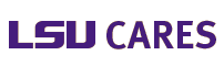LSU Cares logo